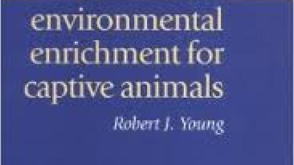 Cover photo of environmental enrichment for captive animals book