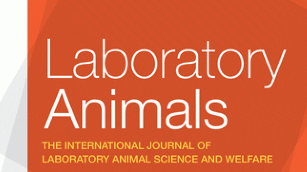 Cover photo of laboratory animals journal