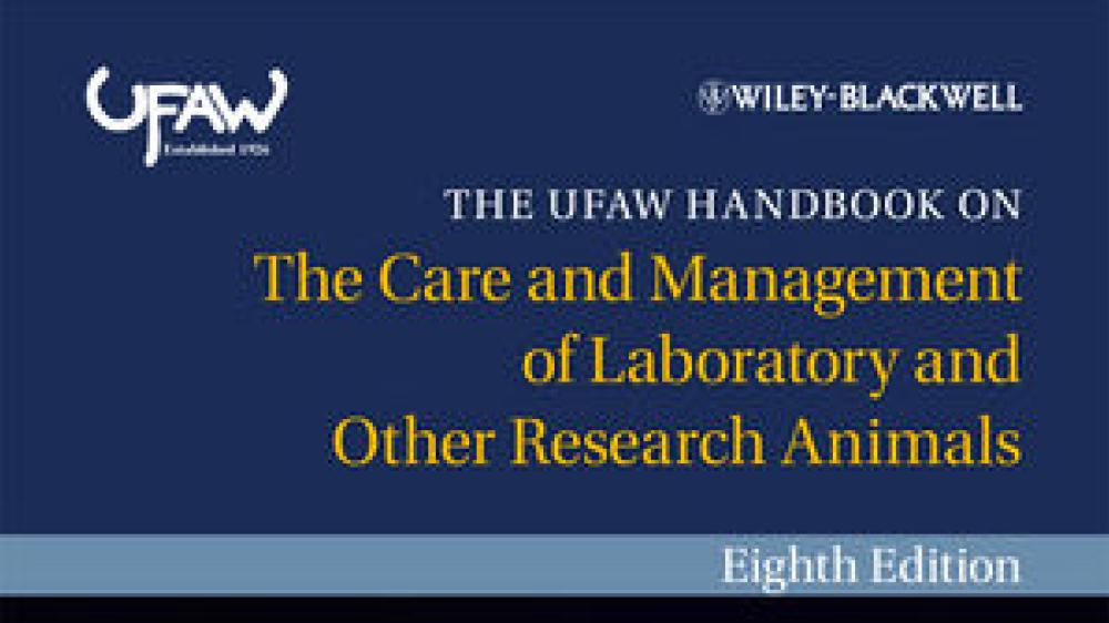 Cover photo of the UFAW handbook on the care and management of laboratory and other research animals